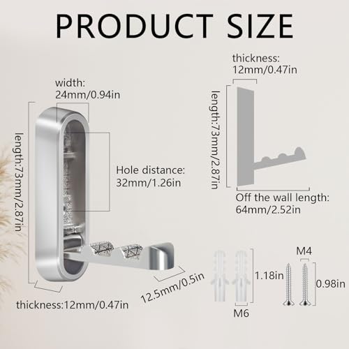 2PCS Foldable Wall Hooks, Heavy Duty Zinc Alloy Folding Wall Hooks,Folding Coat Hooks, Flip Down Hook for Hanging Coats, Bags, Hats, Cooking Utensil, Bathrobes, Keys (Silver) - color: Silver, size: 2 Hooks