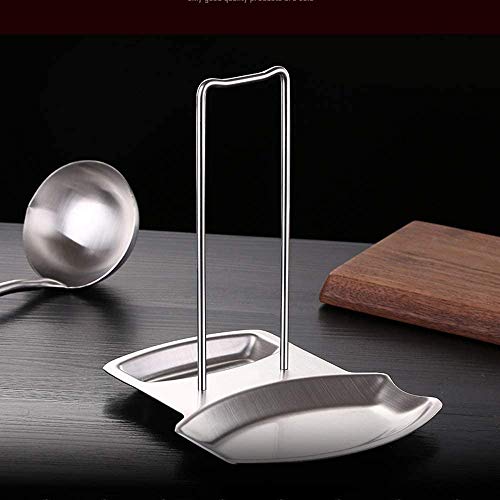 Pan Lid Holder Progressive Lid and Spoon Rest Shelf 304 Stainless Steel Pan Lid Organizer Kitchen Decor Tool | iPstyle 304 Stainless Steel Pan Lid Holder Spoon Rest Organizer Kitchen Tool