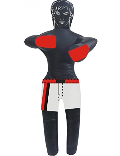 Bestzo MMA Martial Arts Training Wrestling Uppercut Brazilian Grappling Dummy-Standing Position Black-Unfilled - size: 48 inches (4 ft)