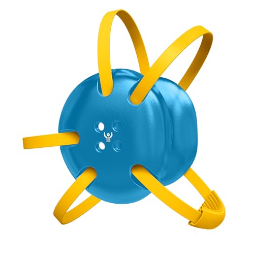 Great Call Athletics Wrestling Classic Headgear Earguard Adult Grappling Head Gear Adjustable Ear Guards Athletic Gold Straps - style: Powder Blue w/ Athletic Gold Straps