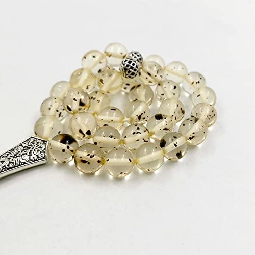 Tasbih Resin 33 Beads Bracelet Islamic Rosary Bead misbaha Muslim Eid Gift (10mm x 45 Beads) - size: 10mm x 45 beads