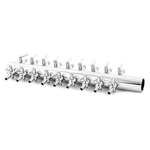 uxcell Aquarium 18 Way Inline Manifold Air Flow Pump Tubing Splitter Lever Control Valve