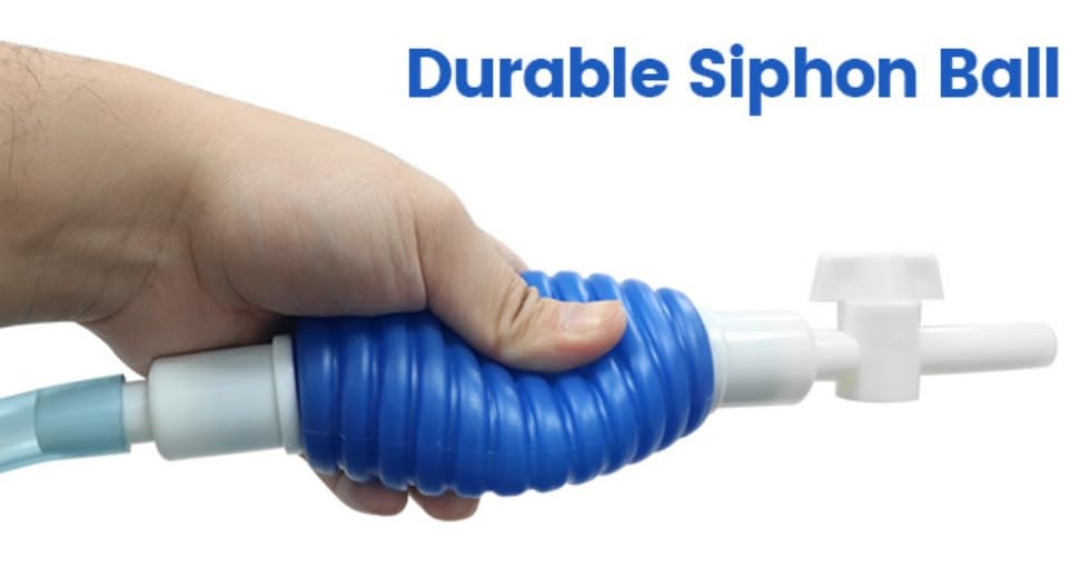 2Sets Aquarium Siphon Water Changer Fish Tank Gravel Cleaner(Blue) | Made of Plastic, with Long Nozzle, for Cleaning Changing Water, Washing Sand, Cleaning Function - color: Blue, size: 5.6ft/66.9"/1.7m