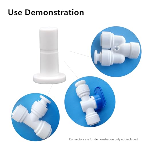 3/8 inch RO tubing end plugs for RO Reverse Osmosis Water Filter Fittings (3/8 inch(10 PCS)) - style: 3/8 inch plugs(10)