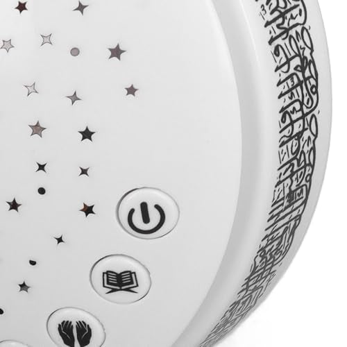 Kids Sound Machine Night Light Projector Nursery Rhymes Quran Soothing Sounds Star Projector
