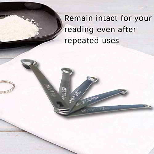 1Pack Mini Measuring Spoon Set, Small Teaspoon for Tiny Measurement | Stainless Steel, Rust-Free, Dishwasher-Safe, High Precision, Easy-Read Markings, Multi-Purpose, Lightweight & Durable