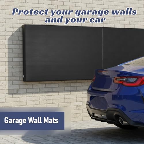 1-Piece Wall Pads for Gym, 2" Thick Wall Cushion Padding Basketball Court Garage Wall Mount Protector, 60" L x 24" W Anti Collision Exercise Mats for Basement Taekwondo - color: Black