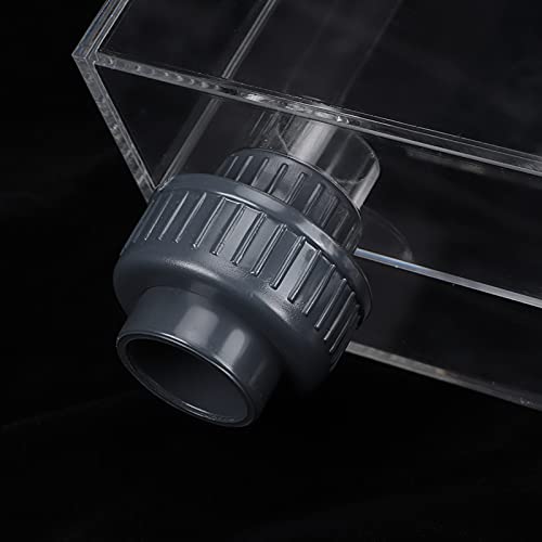 Self-Start Overflow Box - Acrylic Fish Siphon Overflow Box for Efficient Water Circulation