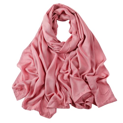 3PC Premium Modal Lightweight Hijab, Fashion Soft Head Scarf Shawl Wraps for Muslim Women Daily Wear - color: Series 4-burgundy/Olive/Dusty Rose