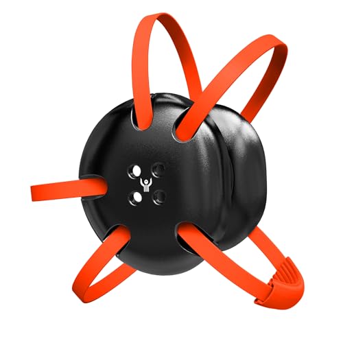 Great Call Athletics Classic Wrestling Headgear, Orange Straps - style: Black w/ Orange Straps