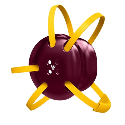 Great Call Athletics Wrestling Classic Headgear Earguard Adult Grappling Head Gear Adjustable Ear Guards Athletic Gold Straps - style: Maroon w/ Athletic Gold Straps