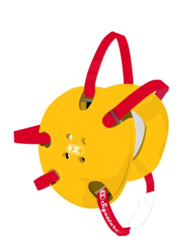 Cliff Keen Signature Wrestling Headgear - color: Gold/Scarlet
