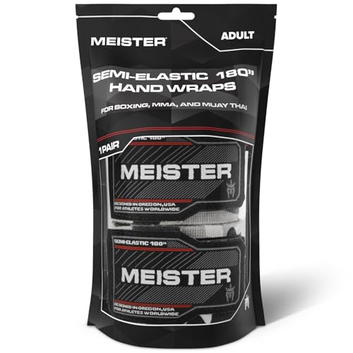 Meister Adult 180" Semi-Elastic Hand Wraps for MMA & Boxing (Pair) - color: Urban Camo