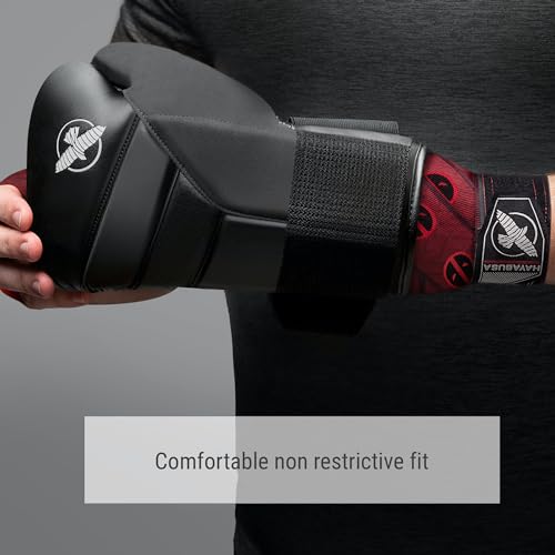 Hayabusa Marvel Hero Elite Mexican Style Boxing Hand Wraps for Men & Women - color: Deadpool