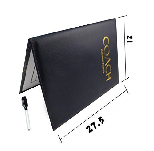LYYS Folding Magnetic Basketball Coaching Board Basketball Coach Tactics Book - color: White