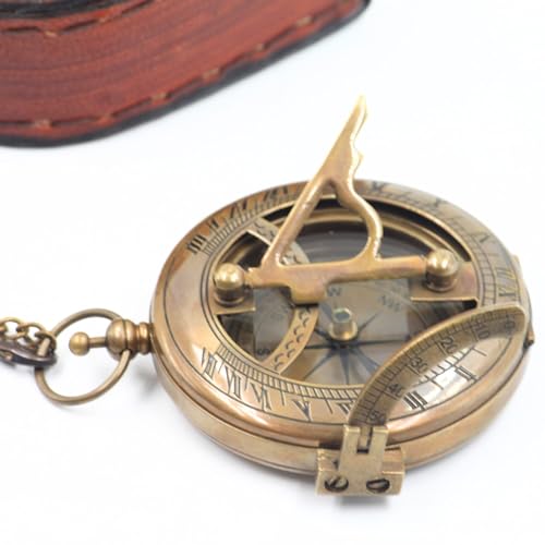 Be Strong Sundial Compass - First Communion Gifts for Boys - Girls - Baptism - Kids Confirmation - Religious Men holy boy Compasses - Joshua 1:9 - Graduation Christian Son Keepsake Grandson
