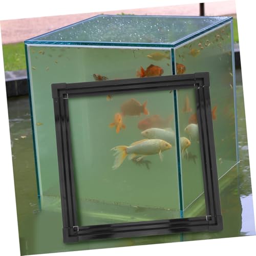 Happyyami Fish Tank Edge Strips Aquarium Mat for Under Tank Plastic Edge Guard Slide Design Size s