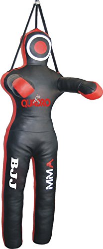 SRHides Jiu Jitsu MMA Martial Arts Grappling Dummy Punching Bag with Hanging Strap - Unfilled - size: 48 inches (4 ft)
