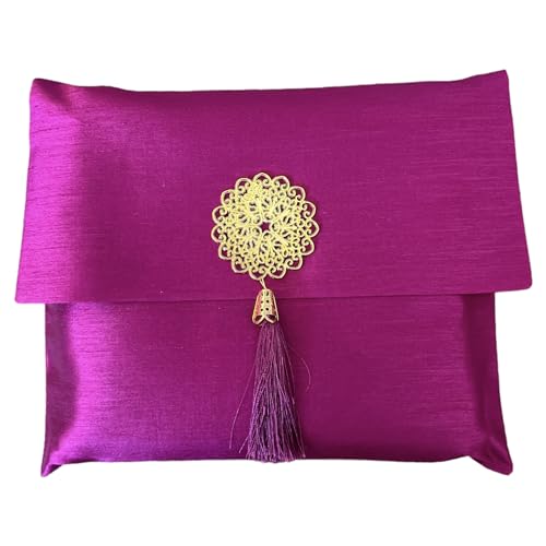Muslim Prayer Rug and Beads with Elegant Slub Fabric Bag | Janamaz | Sajadah | Soft Islamic Prayer Rug | Islamic & Mawlid Gifts | Prayer Carpet Mat, Taffeta Fabric (Purple, 20 Sets) - color: Purple, size: 20 Sets