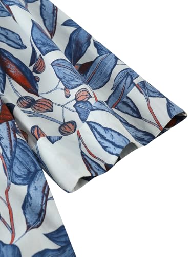 Celmia Autumn Solid Loose Long Maxi Dress Cotton Caftan - color: Physalis Blue, size: Small