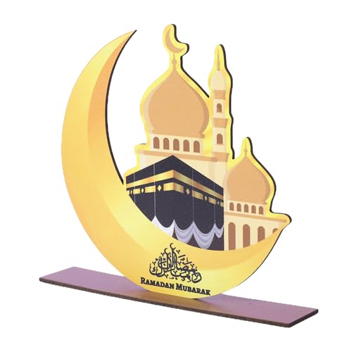 Ramadan Decorations,Eid Mubarak Table Decor,Happy Ramadan Kareem Signs,Al-Fitr Tabletop Party Supplies for Home Kitchen