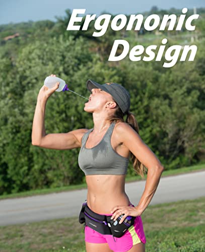 Fitletic Running Water Bottle Pair 6, 8, 12 Oz (V2) | Replacement Bottle | Hydration Bottle - size: 6 oz