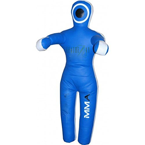 Jiu Jitsu Judo Punching Bag Grappling Dummy Blue -Unfilled - size: 70 inches (6 ft)