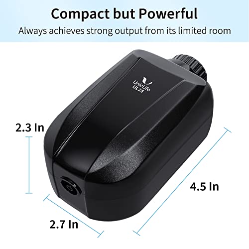 Uniclife Aquarium Air Pump Dual Outlet Fish Tank Aerator with Accessories for 5-200 Gallon Tank - style: 5 - 30 Gallons