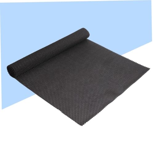HOMSFOU Multipurpose Non-Slip Mat for Home Office Caravan Rv Boat Workshop Black PVC Grip Mat
