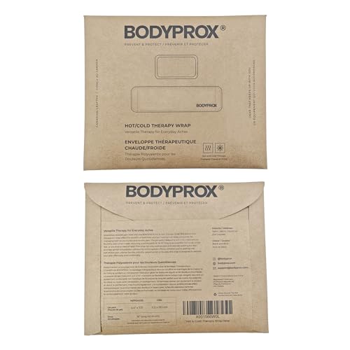 BODYPROX Cold & Hot Therapy Wrap, Reusable Gel Pack for Pain Relief. Great for Sprains, Muscle Pain, Bruises, Injuries, Etc. (Foot, Arm, Elbow, Ankle).