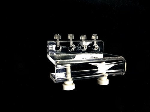 Soft Tube Fixture Holder 4 Tubes Acrylic Dosing Pump Air Pump Aquarium CO2 System Tubing Clamp Tube Organizer Holder Acrylic Material Aquarium Pump Tubing Holder