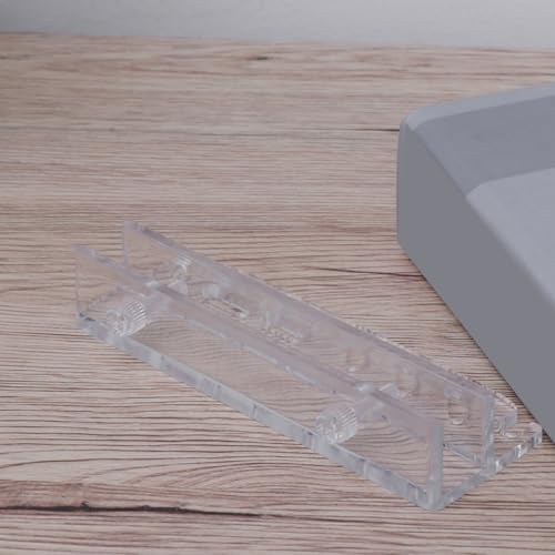 Yardwe Acrylic Holder Rack for Aquarium Plants Terrarium Supplies Saltwater Tank Water Plant Tools Storage Rack