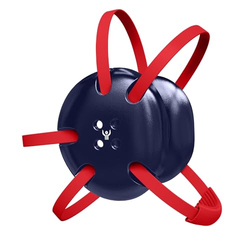 Great Call Athletics | Wrestling Classic Headgear Earguard Adult Grappling Head Gear Adjustable Ear Guards Varsity Red Straps - style: Navy w/ Varsity Red Straps