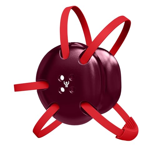 Great Call Athletics | Wrestling Classic Headgear Earguard Adult Grappling Head Gear Adjustable Ear Guards Varsity Red Straps - style: Maroon w/ Varsity Red Straps