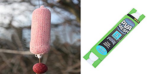 25mm PVA Carp Fishing Mesh Bait Net Universal Refill Stocking Bait Bags
