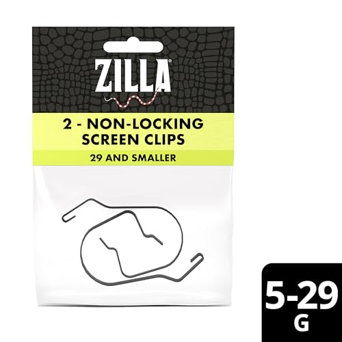 Zilla Reptile Terrarium Fresh Air Screen Non-Locking Clips, 2 Pack, Small - size: Small