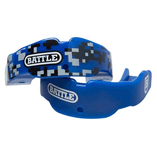 Battle Sports 2-Pack Mouthguard - Maximum Protection and Breathability, Strapless Braces-Friendly - Adult & Youth - Pack of 2 - color: Blue, size: Youth (Age 9 & Below)