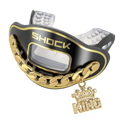 Shock Doctor Max Air Flow 3D Chain/Jewel Black/Gold King OSFA - color: Gold King