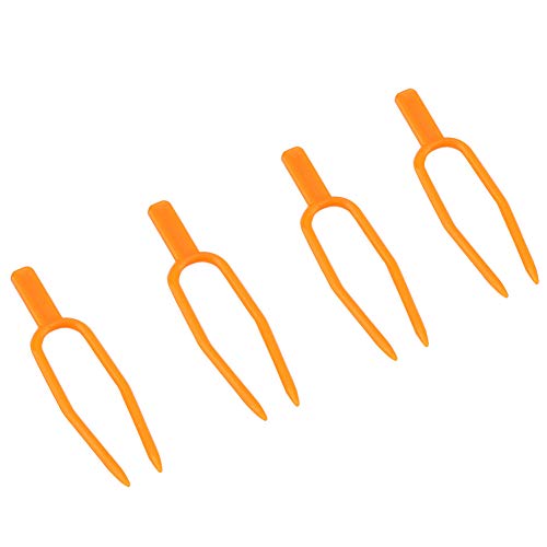 100PCS Gardening Plant Fixing Clips Gardening Fixing Vine Fixer | Watermelon Strawberry Fork Reusable, Plant Fixing Clip, Plastic Plant Fixer of Farming Fixer Tool