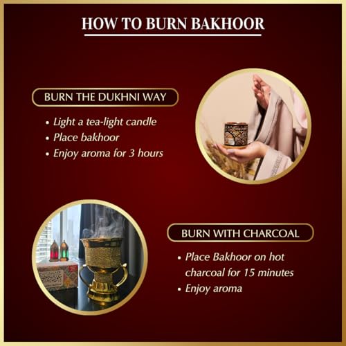 Oud Bakhoor Variety Box by Dukhni | Assorted Box | 30 Pieces Bakhoor | Gift Set & Refill Kit | Arabic Incense | Islamic Gifts, Eid & Ramadan Gift | Luxurious, Long Lasting