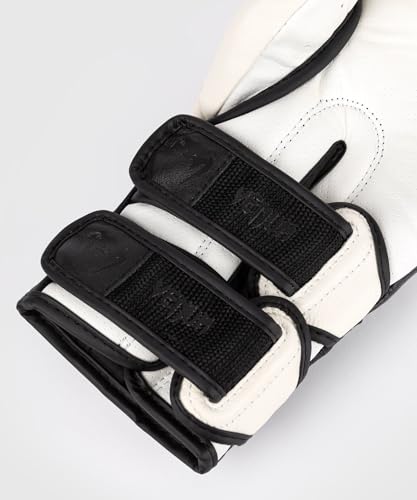 Venum Reverso Boxing Gloves - color: Snow White/Black, size: 14oz