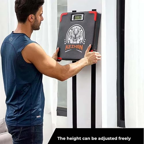 Thickened Boxing Strength Tester,Punch Force Sensor,Boxing Training Equipment ,Voice Broadcast,Adjustable Height Wall Mounted, for Adult Kid Karate Training Sanda Taekwondo