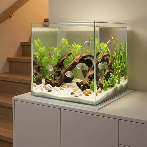 24 x 24 Inch Fish Tank Pad, 6mm Aquarium Leveling Mat, White | Water-Resistant Surface, Easy to Cut, Helps Cushion the Tank Base, Suitable for Aquariums and Terrariums - color: White, size: 24 x 24in