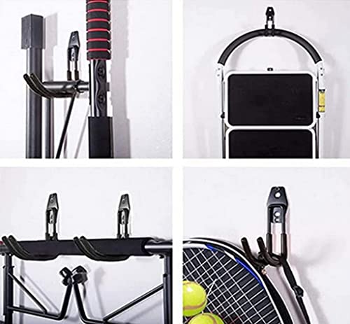 zoele Baby Stroller Hanger, 2 Pcs Black (Polyvinyl Chloride, Alloy Steel), Wall Mount, Heavy Duty Garage Tool Storage Organizer Utility Hooks, 77 lbs Weight Capacity, Stroller Holder - color: 2 Pcs Black