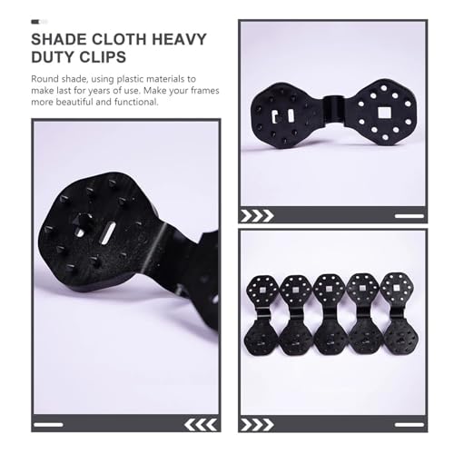 300pcs Sun Shade Net Cloth Plastic Clips Sturdy Lock Grip Fix Clamp Net Hook Holder Breeding Greenhouse Accessories