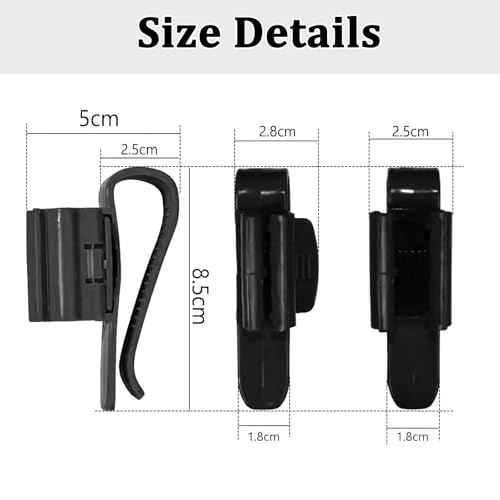 Fish Tank Hose Clamp, 6Pcs Aquarium Hose Holder, Aquarium Air Tube Holder, Multi-Functional Water Pipe Hose Holder with Adjustable Clamp for 0.31""-0.62"" Dia Aquarium Air Pump Accessories