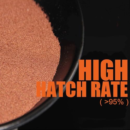 Brine Shrimp Eggs for Aquatic Foods Baby & Fry Foods The Popular 90% Hatch GSL Brine Shrimp Eggs (1 OZ) - size: 1 Ounce (Pack of 1)