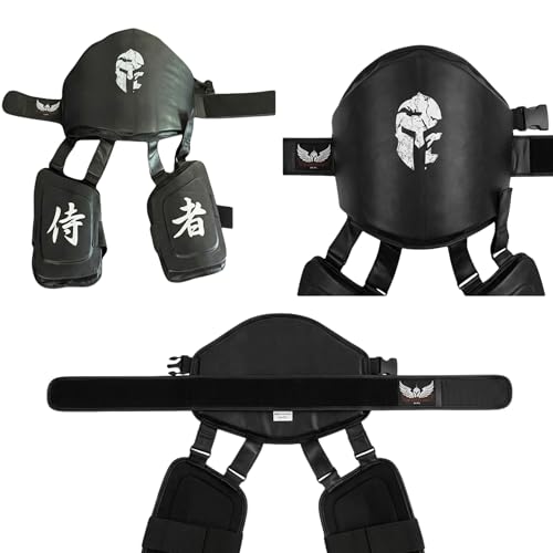 Victorbudo Leather Boxing Muay Thai MMA Training Kickboxing Body Armour Vest Body Protector Belly Pad