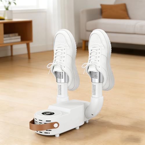 Boxing Glove Dryer with Smart Display, Portable Fresh Strike Glove Dryer, Constant Temperature Punching Gloves Dryer with Adjustable Heat & Timer for Boot Glove (White#B) - color: White#B