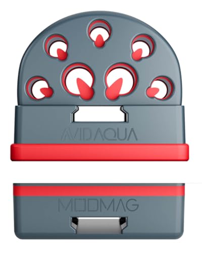 MTO-7 Magnetic Dosing Tube Organizer for Aquarium Sump - 7-Line Holder for Saltwater Reef Tank